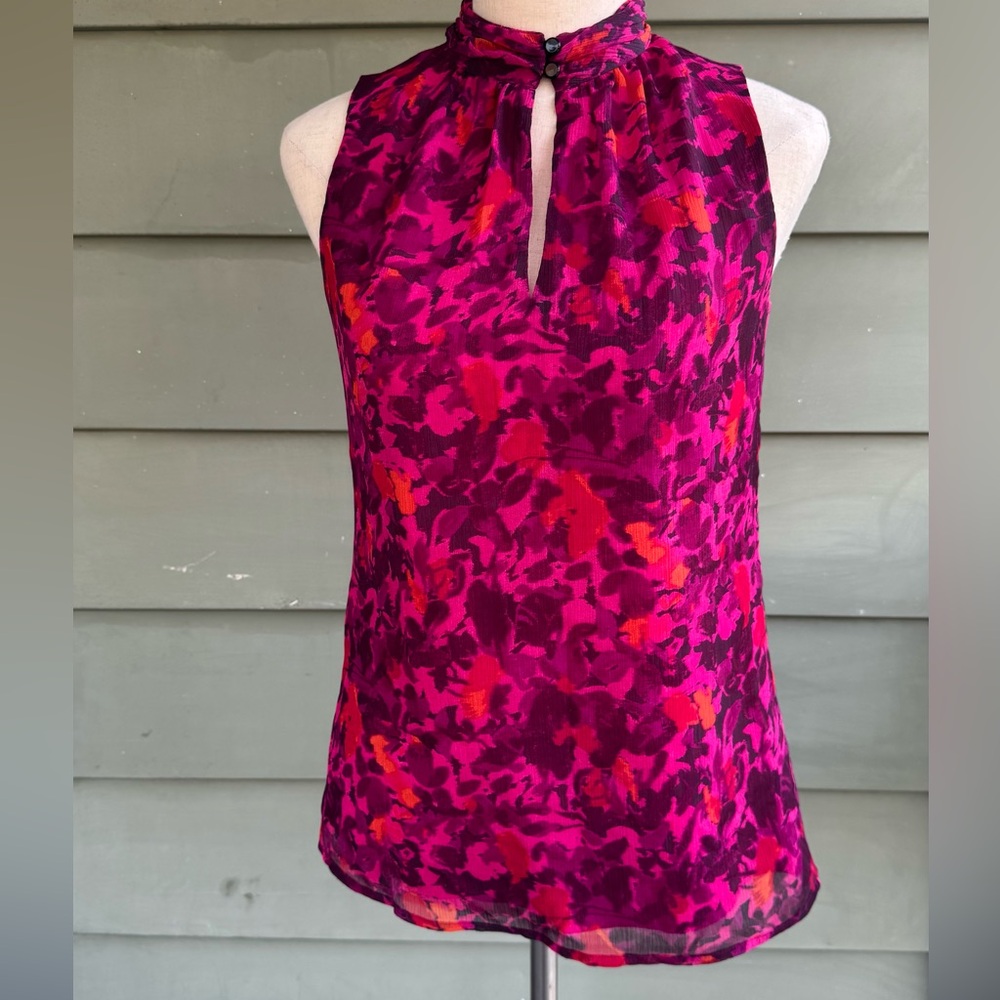 Banana Republic Pink and Purple Blouse